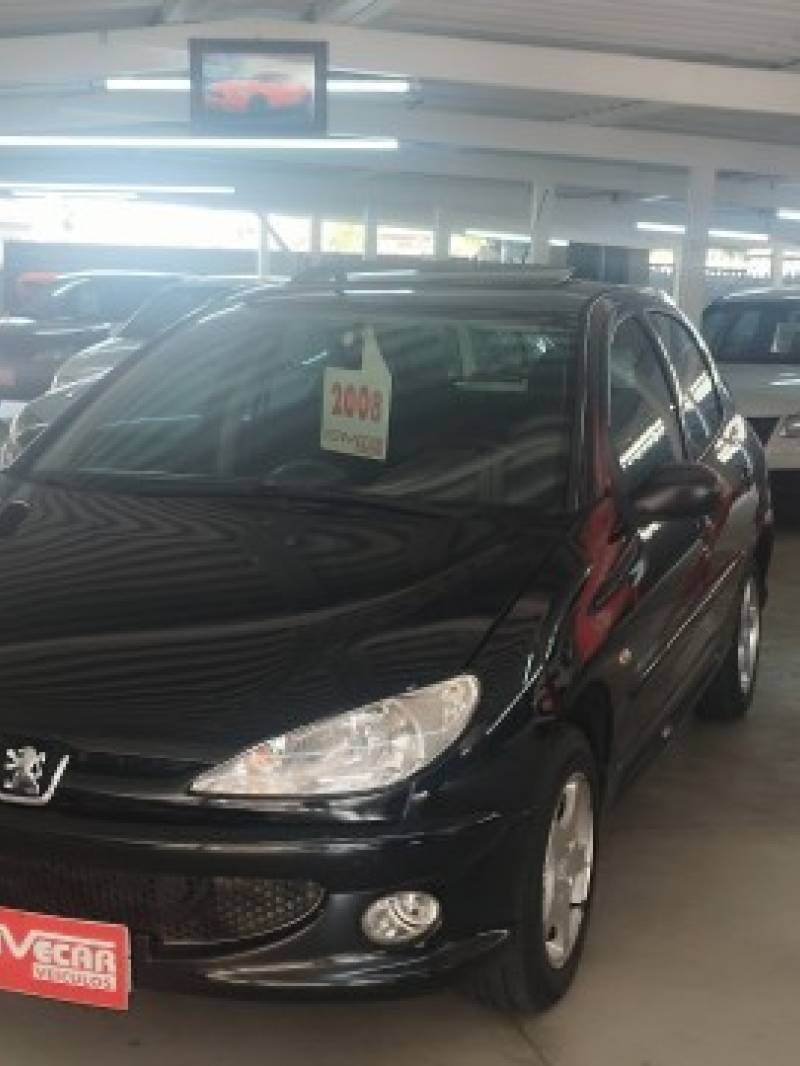 PEUGEOT - 206 - 2008/2008 - Preta - Sob Consulta