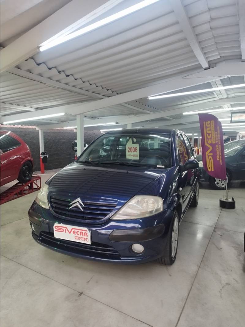CITROËN - C3 - 2006/2006 - Azul - R$ 21.500,00
