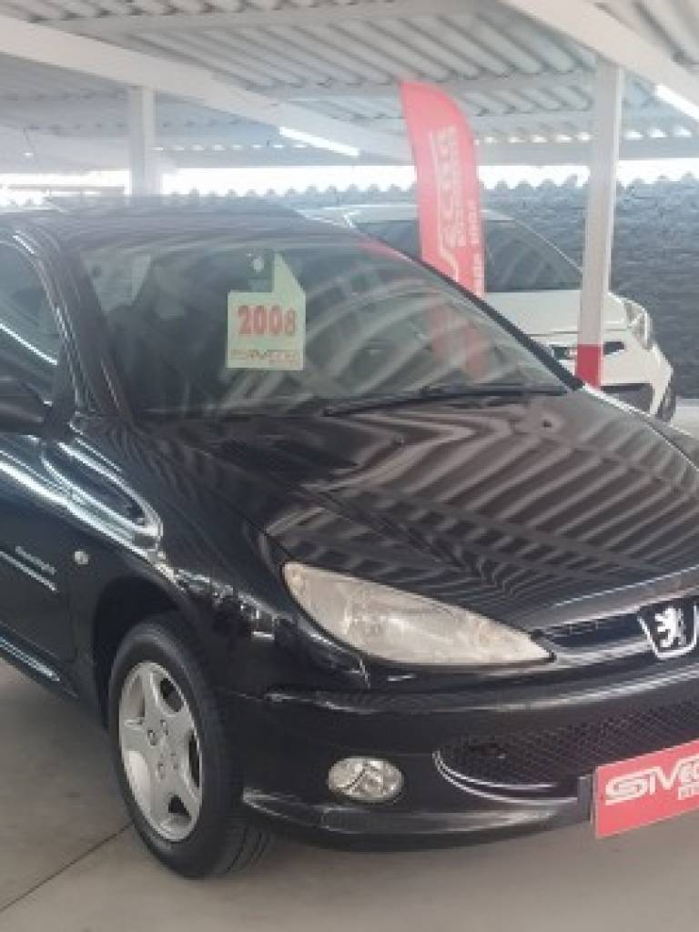 PEUGEOT - 206 - 2008/2008 - Preta - Sob Consulta