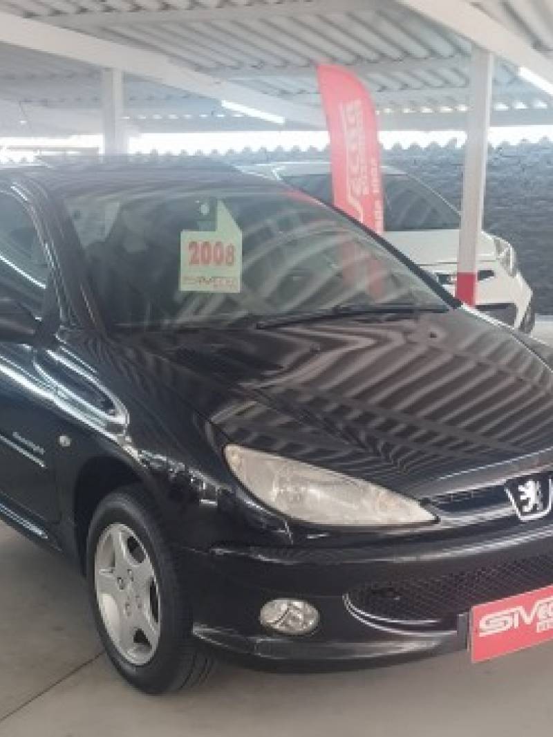 PEUGEOT - 206 - 2008/2008 - Preta - Sob Consulta